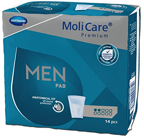 MoliCare Premium MEN Pad 2 Gocce, 14 pezzi
