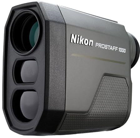 Nikon PROSTAFF 1000 6x20 Laser Rangefinder - TRU TARGET Measurement, 1000-Yard Range, Weather-Resistant Design, Compact & Pocket-Friendly