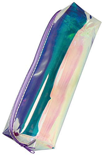 Online Transparentes Premium-Schlampermäppchen/Pencil Case I Durchsichtiges Schlamperetui für Jungen und Mädchen IFedermäppchen mit praktischem Reißverschluss I 1 Fach I Ideal für Schule,Uni und Büro