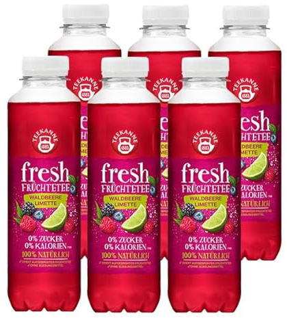 Teekanne fresh Waldbeere Limette, 500ml, 6er Pack