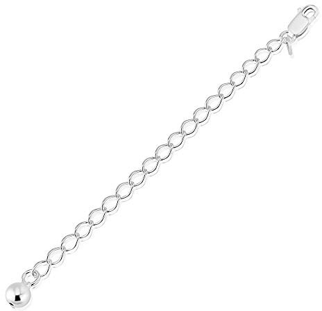 The Chain Company - 10.5cm (4 inch) 925 Sterling Silver Extension Chain for Necklaces and Bracelets
