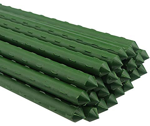 Sunnyglade 25PCS 48” Plant Stakes Garden Tomato Sticks Plant Stakes & Supports for Potted Plants