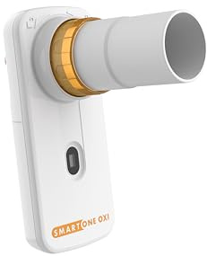 MIR SMART ONE OXI | Oxímetro y espirómetro para uso personal | SpO2, BPM, pico de flujo y FEV1