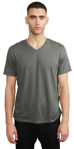 DANISH ENDURANCE Camisetas Cuello en V Hombre Algodón, Pack de 1 a 4
