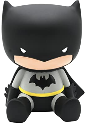 Lexibook, Batman, Luce notturna a colori per la stanza dei bambini, cambio colore, luce uniforme, Batteria inclusa, NLJ01BAT