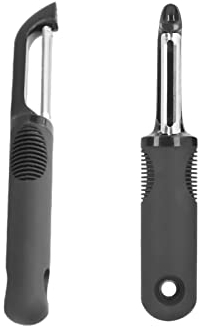 2Pcs Swivel Peeler, Vegetable Peeler Potato Peelers Stainless Steel Peelers for Kitchen Wide Peeler Cocktail I-Shaped Fruit Potatoes Peeler