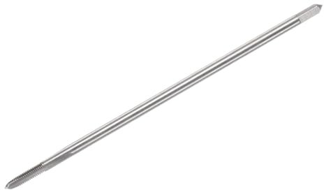 QUARKZMAN Metrisches Gewindebohrer M3 x 0.5 H2 150mm Extra langer gerader Flöten-Gewindeschneidemaschine Gewindebohrer Gewindeschneidwerkzeug