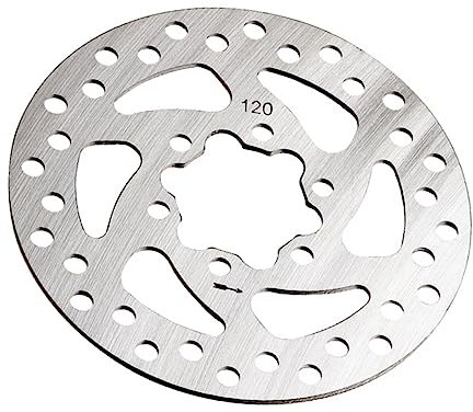 Anneome 120mm Bremsscheibe Bremsscheibenteil Aus Edelstahl Sechs Halte Design Für E-scooter Fahrrad Bremszubehör Wärmeableitung