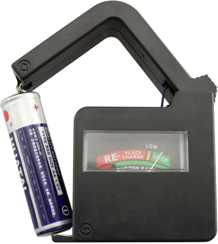 Black BT-860 Battery Tester Voltage Checkers Battery Volt Meter Tester Monitor for AA AAA C D 9V 1.5V Button Cell Batteries