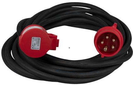 NAKA CEE Verlängerungskabel Starkstromkabel Stromkabel Kabel 16A 5x2,5mm2 50m 211150