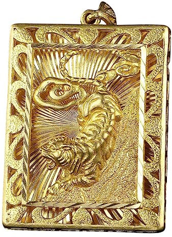 PHENOFICE Tiger Anhänger Aus Messing Im Antiken Stil Hängendes Tiger-handwerk Dekorativer Tiger-charm Für Schlüsselanhänger Oder Schmuckstücke