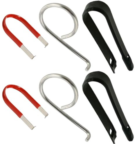 Chiavi per La Rimozione del Copridado,6 Pezzi Rimozione Estrattori Pinzette Portatili, Strumento Rimozione per Copri Bulloni Cerchi Auto, Tappi per Dadi per Bulloni per Ruote in Copre ​Strumento