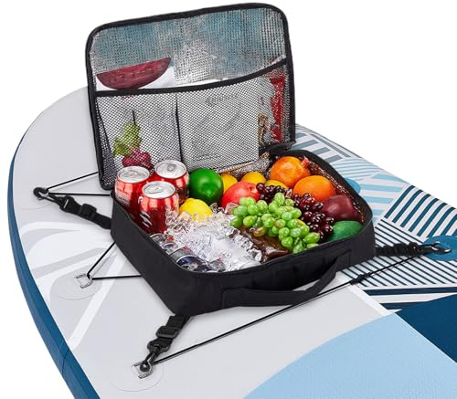 Bolsa térmica impermeable para tabla de remo, diseño ligero, organizador de alimentos y bebidas para viajeros, fotógrafos, aficionados, remo