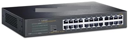 Conmutador de red, Monitoreo De Red Gigabit Completo Conmutador De 24 Puertos 1000M Cable De Red LAN Divisor Ethernet HUB,Confiable