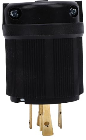 Fabater Prise Industrielle Mâle à 4 Broches, Connecteur D'alimentation Durable avec Boîtier PA66 pour Applications électriques, Insertion et Retrait Efficaces pour Cuisinière, Sèche-linge et