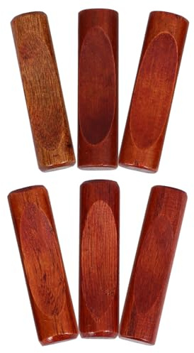 SOLUSTRE Reposa Cubiertos de Madera, 6 Unidades, Soporte para Palillos y Tenedores, Adecuado para Uso en Mesa de Comedor y Cocina