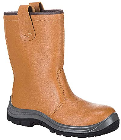 Portwest Steelite Rigger Sicherheitsstiefel S1P CI, Größe: 46, Farbe: Tan, FW12TAR46