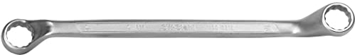 SW-Stahl 01212L Doppelringschlüssel 16 x 17 mm mit tief gekröpften Ringköpfen I Ringschraubenschlüssel I Doppel-Schraubenschlüssel I Ringschlüssel gekröpft