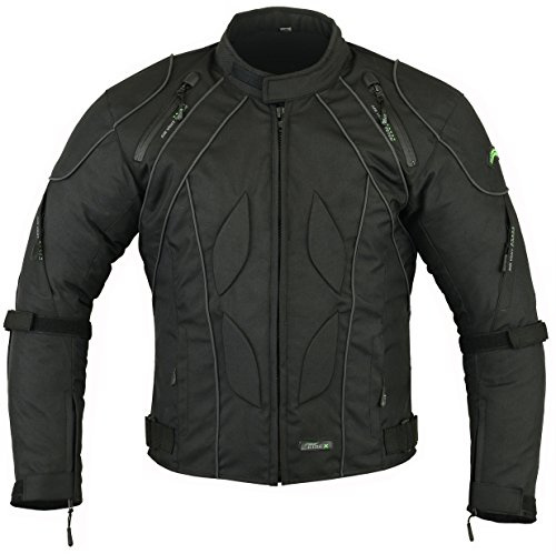 RIDEX Mens CJ2 Motorbike Motorcycle Jacket Windproof/Waterproof With CE Armours (2X-Large)