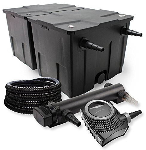 SunSun Set per stagni 60000l 36W UVC 3er depuratore per stagni NEO10000 ECO 80W pompa tubo