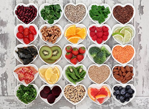 'Sets de table I Sets – Bonne santé & frais Délicieux Fruits Coupelle ♥ – de rangement à anneaux de 12 pièces