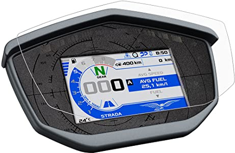 Speedo Angels Tableau de Bord Protecteur d'écran pour MOTO GUZZI V85 TT (2017+) 1 x Ultra Transparent & 1 x Anti Reflet