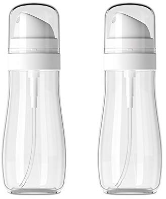 Yolaist Small Spray Bottle with Fine Mist, 2 Pack 3.4oz/100ml TSA Approved Travel Size, Refillable Empty Mister Spray Bottles for Hair, Face, Plants, Cleaning, Cosmetics & Essential Oils