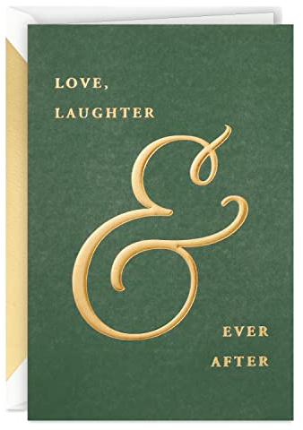 Hallmark Signature Wedding Card, Bridal Shower Card, Engagement Card (Ever After)