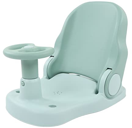 Siege de Bain pour bebe, Plastique Bain Bebe pour Nouveau,pieds Antidérapants Baignoire Portative Tout-petits Bébés se Baignant,Baignoires de douche flexibles pour Enfant(Vert)
