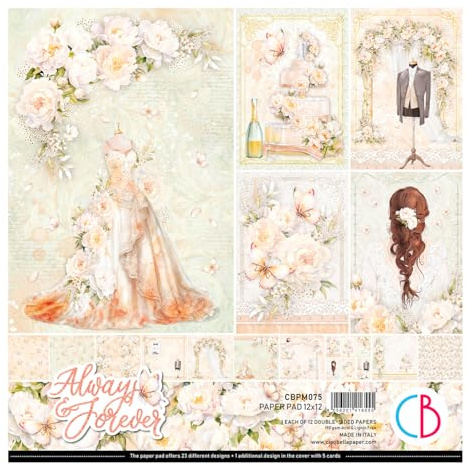Scrapbook-Papier Always & Forever, 12 Blatt, 30,5 x 30,5 cm