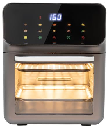 Elektrobackofen 13L Elektroofen 15-60 Minuten Backofen Mit 2 Backbleche Und Ofenhandschuh, Multifunktionsofen Pizzaofen