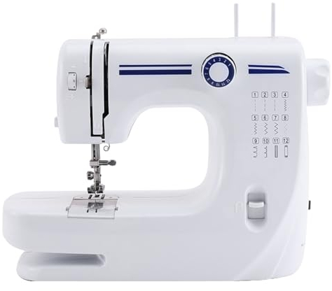 LetCart Nähmaschine für Näh-Einsteiger & Anfänger, 608A Haushaltsmini -Nähmaschinen 12 Stichprogrammen, mit Fußpedal und LED-Licht für Erwachsene