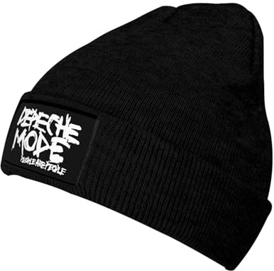 Egenedcemre De&PE&Che Music Band Mode Beanie Mütze Herren Damen Wintermützen Gestrickte Ski Warme Thermo-Beanie Herren Damen Unisex Beanie Mützen & Kappen, Einheitsgröße
