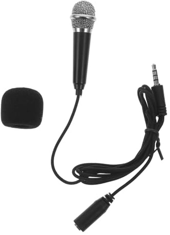 VICASKY Portable Mini Handheld Microphone for Phone and Laptop for Singing and Recording Lightweight and Compact Design