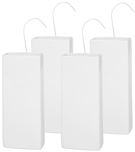 URBNLIVING Ceramic Radiator Hanging Humidifier Home Air Water Moisture Humidity Control Pot Evaporator for Heating DIY Set of 4