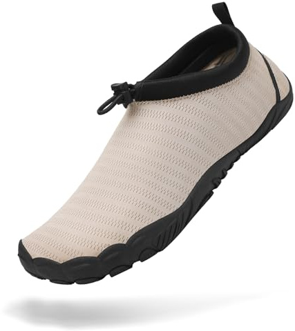 Mishansha Badeschuhe Herren Damen Barfuss Wasserschuhe Gr.36-46 | Rutschfest,Atmungsaktive,Barfuß Schwimmschuhe,Strandschuhe,Strand,Pool