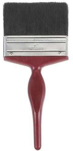 Hemobllo Pennello per Macchie per Terrazze in Legno Pennello per Vernice Setole Nere per Recinzioni Muri E Superfici Esterne