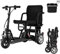 25KM Reichweite Mobilitätsroller Faltbar für Senioren, Standfest und Sturzsicher Tragkraft 130KG Gewicht 25KG, Elektromobil 3-Rad mit GroßEn RäDern Klappbar Faltbar