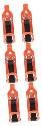 SHINEOFI 3sets Mounting Clamps for Roof Rack Durable Metal Holder Accessories for Trucks and Trailers Lightweight and Easy to Use Great Load Bearing Capacity 2pcs*3