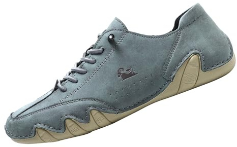 Generisch Chaussures de vélo respirantes à bout rond pour homme - Chaussures plates et confortables pour le quotidien - Chaussures d'hiver pour homme - 44, vert, 44 EU