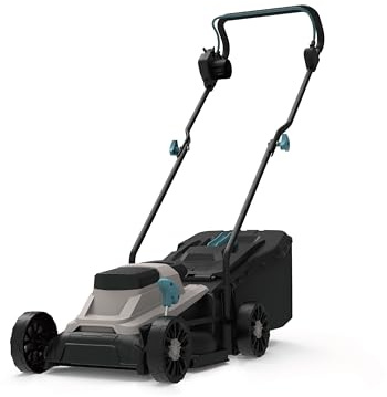 NeoKraft Elektro-Rasenmäher 1300W – 33 cm Schnittbreite – Elektrischer Mäher mit 30L Fangkorb & 6-facher Schnitthöhenverstellung – Kompakt & Leistungsstark - Rasenmäher - Gartenmäher