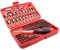 Goobay 77119 Bit Set Universal 113 Teile / Bitsatz mit magnetischen Bitschraubendreher 6,3mm / S2 Werkzeugstahl / Steckschlüsselsatz inkl. Box / Magnetische Bits / Bitbox Werkzeugset