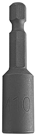 Projahn Eindrehwerkzeug für Stockschrauben M10 (6,3/1/4 mit Innengewinde, Bit aus Chrom-Vanadium Stahl, Abtrieb Außen-6kant) 3784-M10