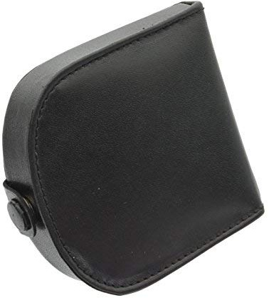Visconti Monza Collection Vegetable Tanned Leather Tray Coin Purse TRY5 Black