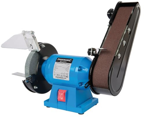 Silverline 612519 Heimwerker-Schleifstein und Bandschleifer, 240 W 240 W