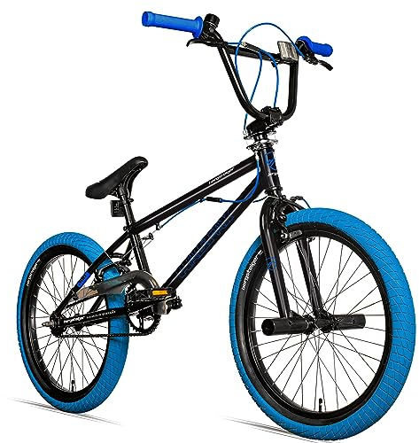 Bergsteiger Halifax 20 Zoll BMX, Fatbike, 360° Rotor-System, Freestyle, 2 Stahl Pegs, Kettenschutz, Freilauf