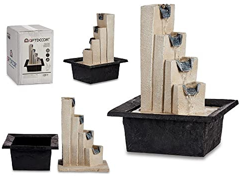 Fuente Escalera Marrón Plástico Resina (24 x 38 x 30 cm)