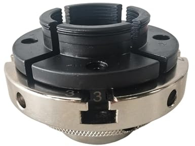 Plato torno de madera de 4 pulgadas, 100mm, 4 mordazas, herramienta de torneado de madera autocentrante, accesorios for carpintería, pasatiempos DIY(1 inch x 8TPI1)
