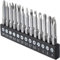 Fixinus Set di 13 cacciaviti appositamente modellati, 1/4, punte per trapano in acciaio magnetico esagonale, a forma di U, a forma di Y, a tre punti, lunghezza 50 mm