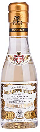 Giuseppe Giusti Condimento Agrodolce Bianco weiße Essig-Spezialität für Gourmets (1 x 0.1 l)